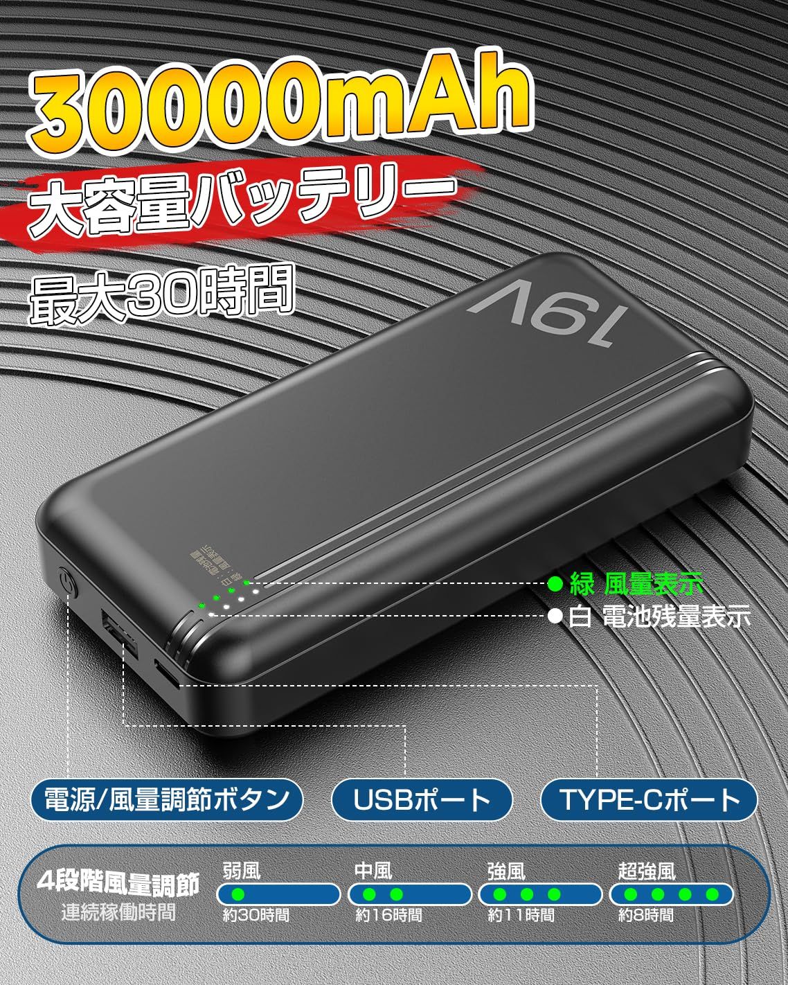 ファン付き作業服 通勤