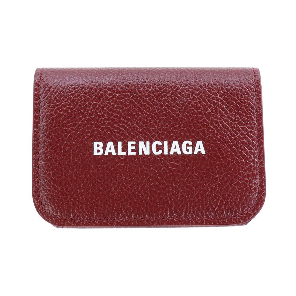 バレンシアガ 財布 三つ折り BALENCIAGA ブリックレッド 593813 1IZI3 6091 BRICK RED / L.WHITE  キャッシュ ミニウォレット ミニ財布 コンパクトウォレット - メルカリ