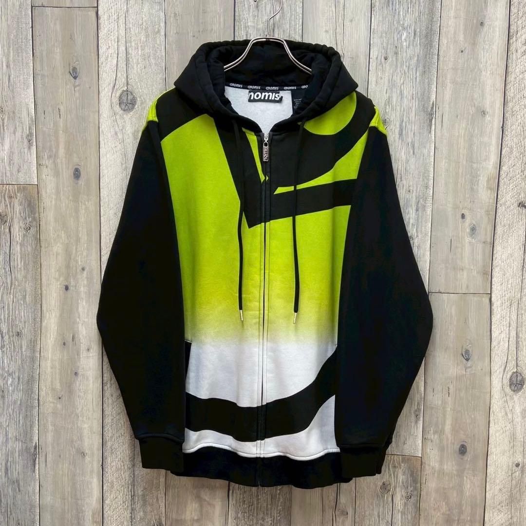 NOMIS ノーミス スノボ ウェア スウェット ジップ パーカー L