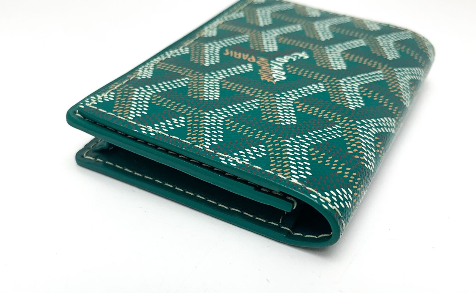GOYARD ゴヤール マルゼルブ カードケース グリーン 緑 名刺入れ 