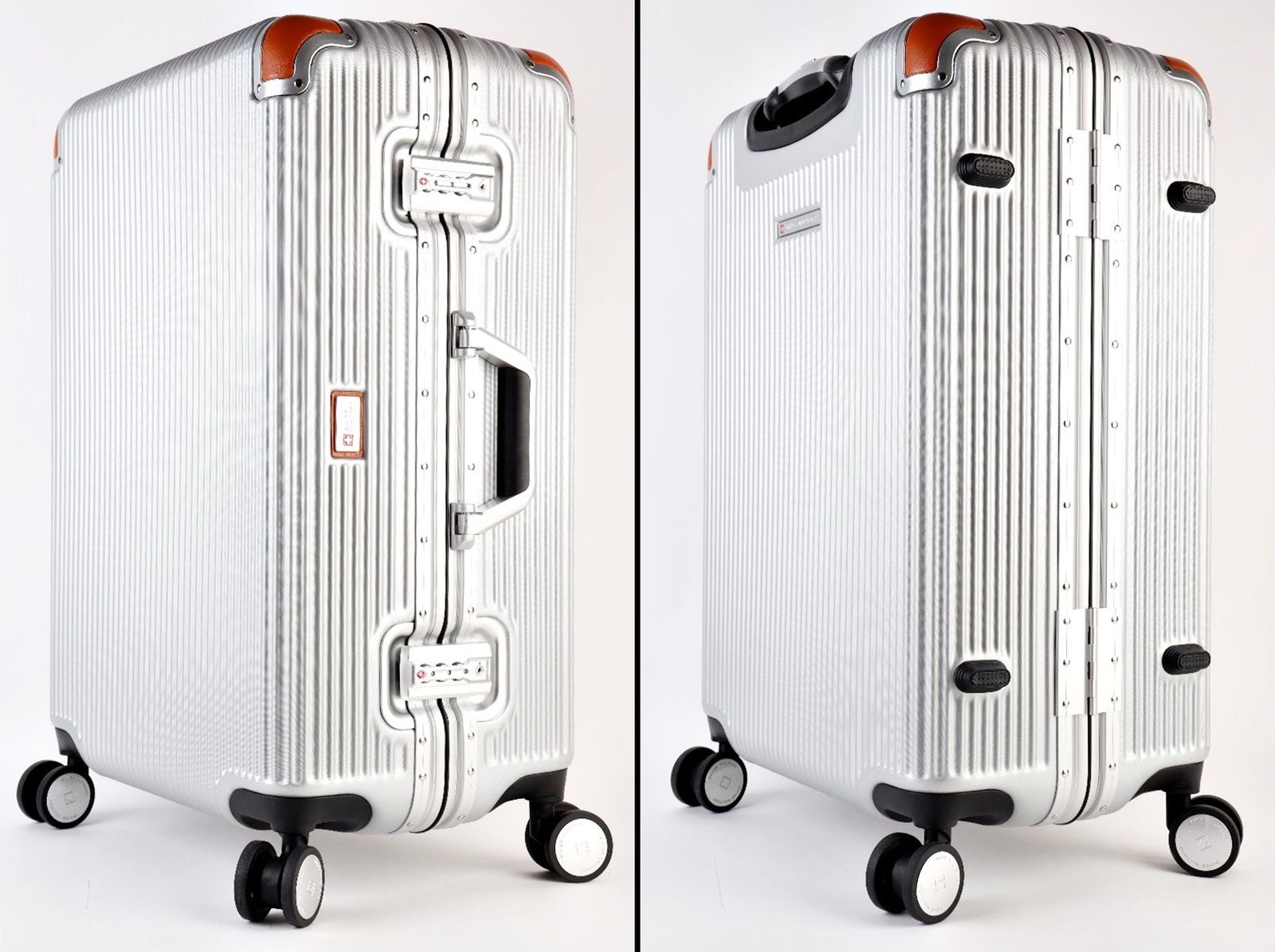 再現性のある スイスミリタリー スーツケース 64L 24インチ SM-C624 シルバー Cタイプ SWISS MILIARY 旅行 R2510-152