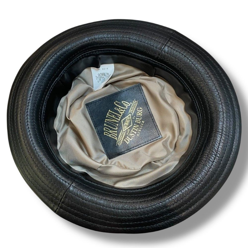 BRUNEL＆Co. レザーキャスケット BRUNEL&Co. HATMAKERS × 新喜皮革 × モヒカン小川 ホースハイド
