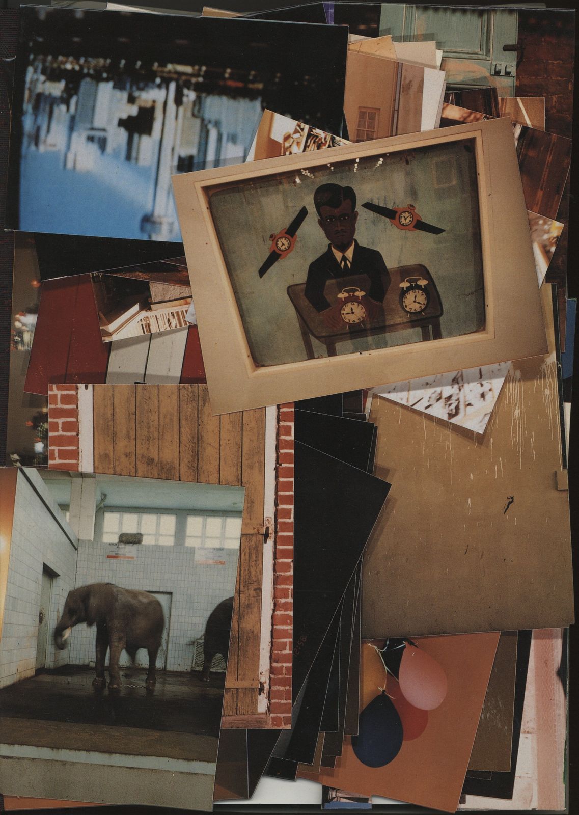 大竹伸朗 亜米利加 II 1989