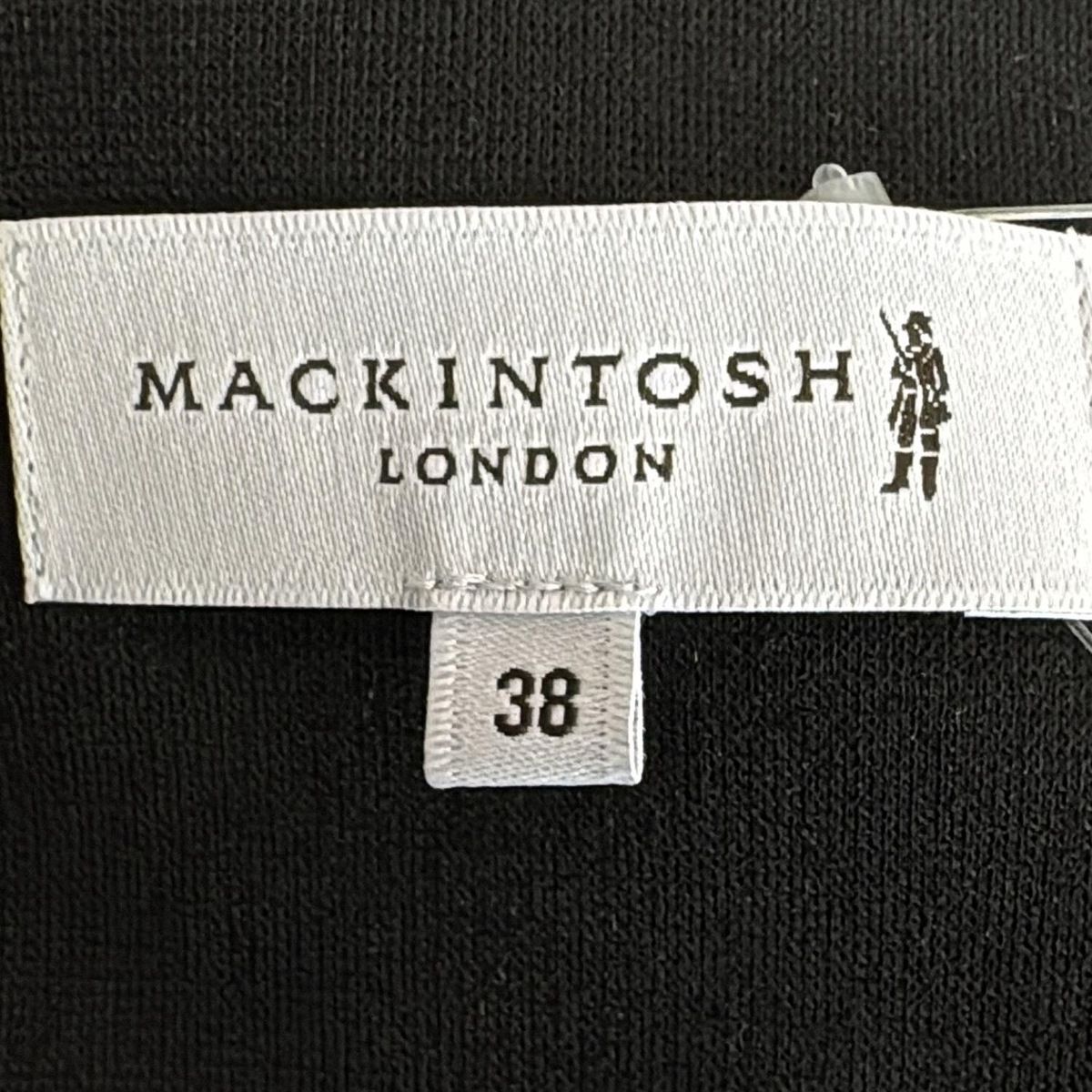 【人気⭐MACKINTOSH LONDON】黒　ベルト付きワンピース　サイズ38 MACKINTOSH LONDON(マッキントッシュロンドン) ワンピース