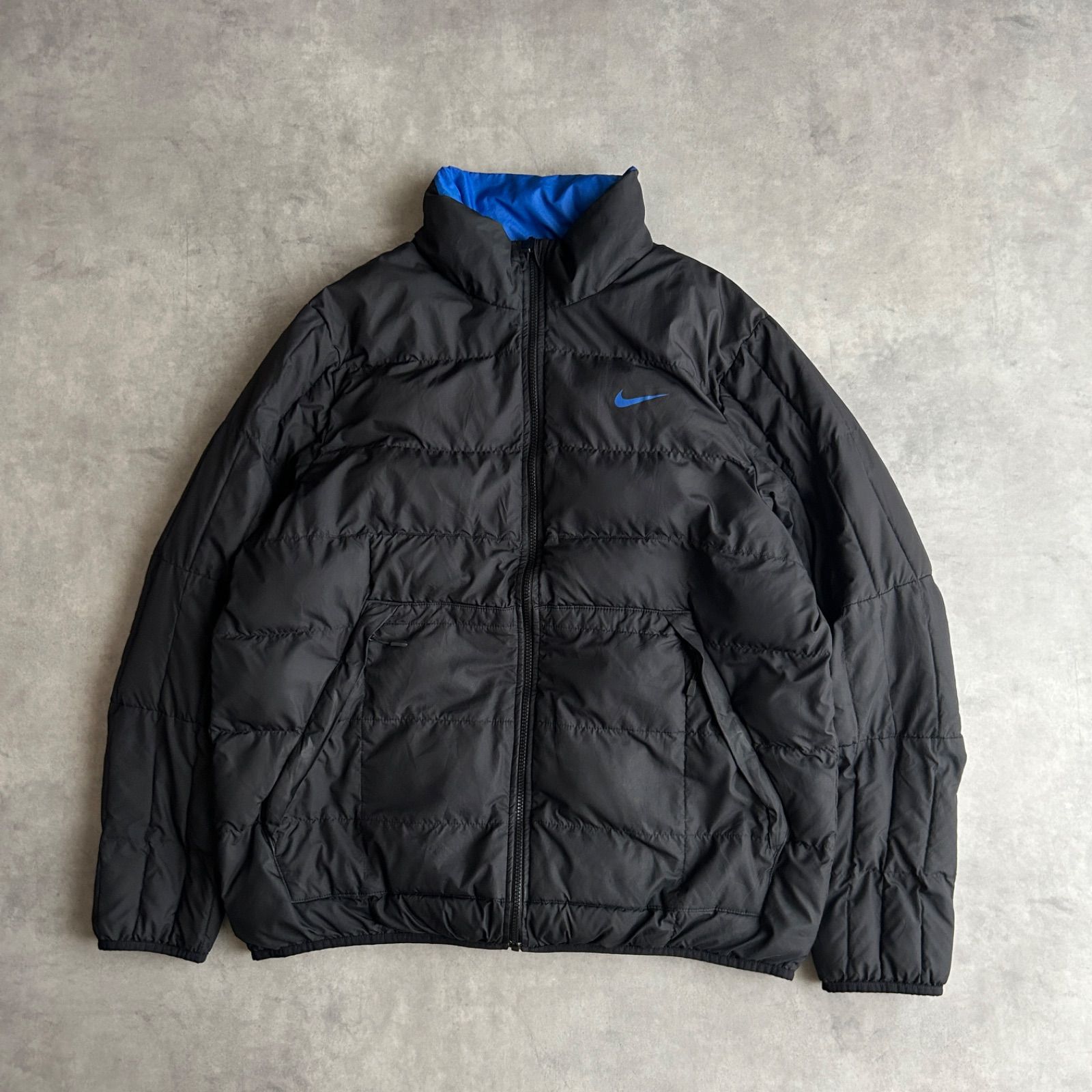00s/NIKE/ナイキ/中綿ジャケット/リバーシブル/両面/ツートーン/バイ