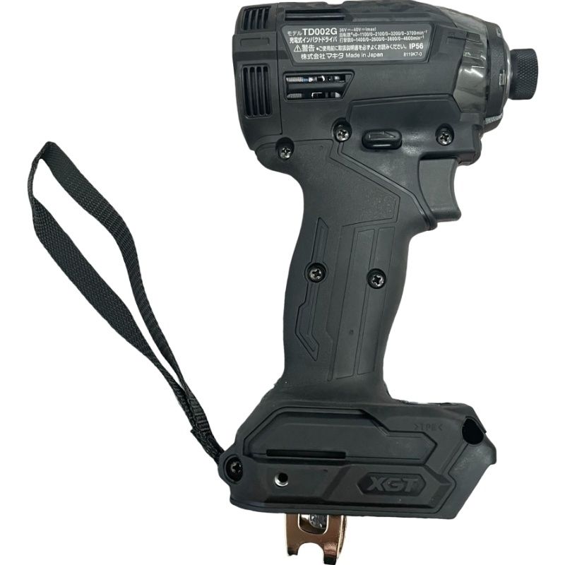 美品】makita インパクトドライバー40V TD002G ブラック 【公式通販】