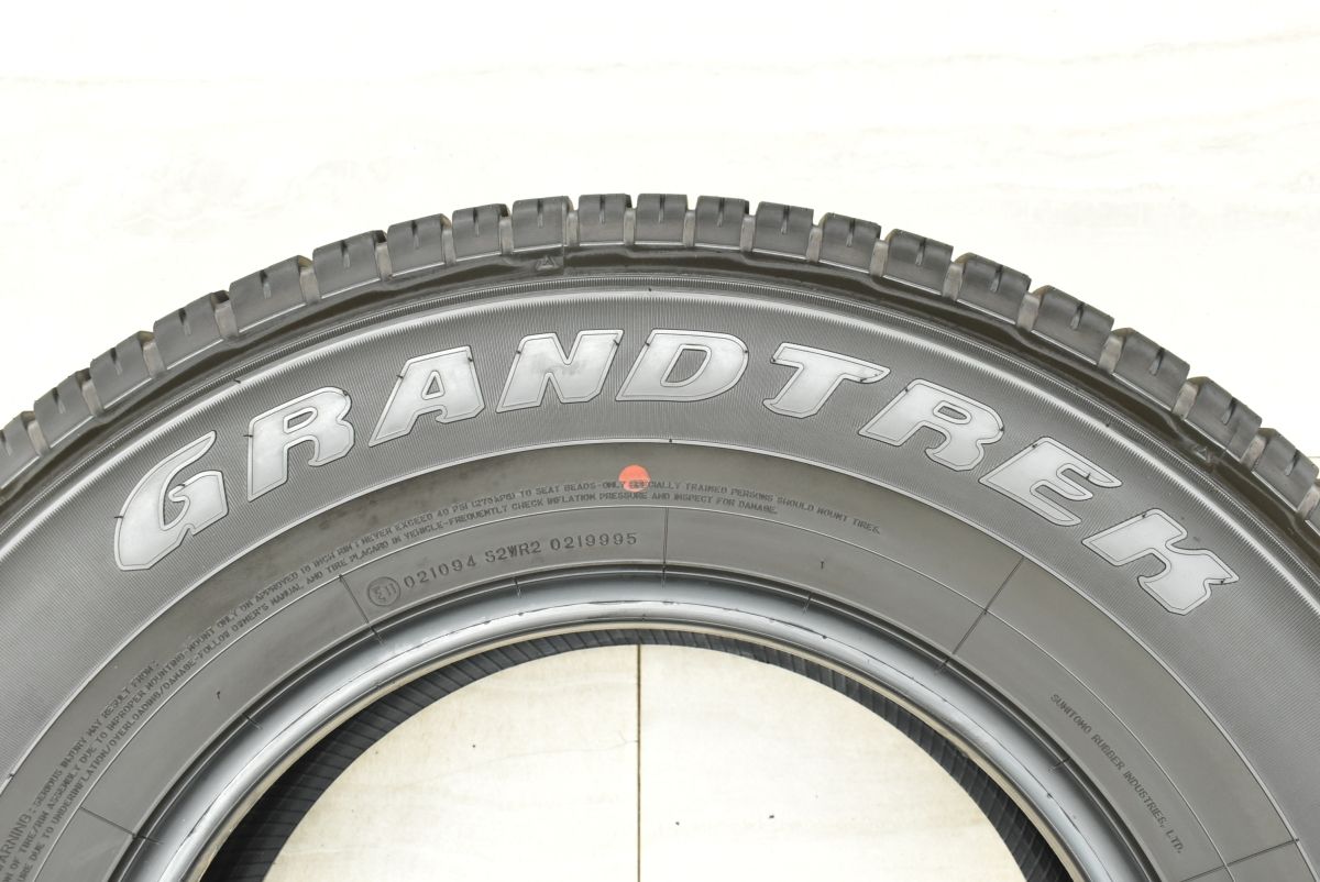 製 新車外し品 ダンロップ グラントレック AT23 265 70R16 4本セット ランクル70 プラド ハイラックスサーフ バリ溝 FFCRYSTALESIA_COM