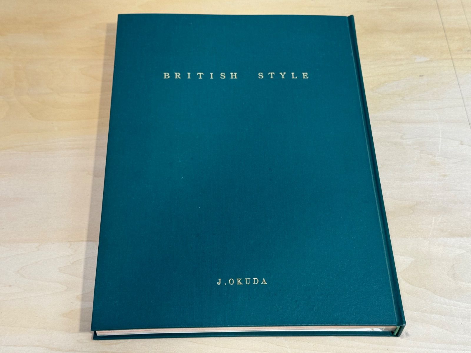 個人スクラップ本 Britishstyleブルータス3冊＆POPEYE2冊のイギリス特集をハードカバーで綴った も