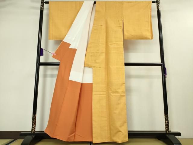 平和屋本店□極上 紅花紬 米沢 伝統工芸品 草木の色 米沢 白根沢謹製