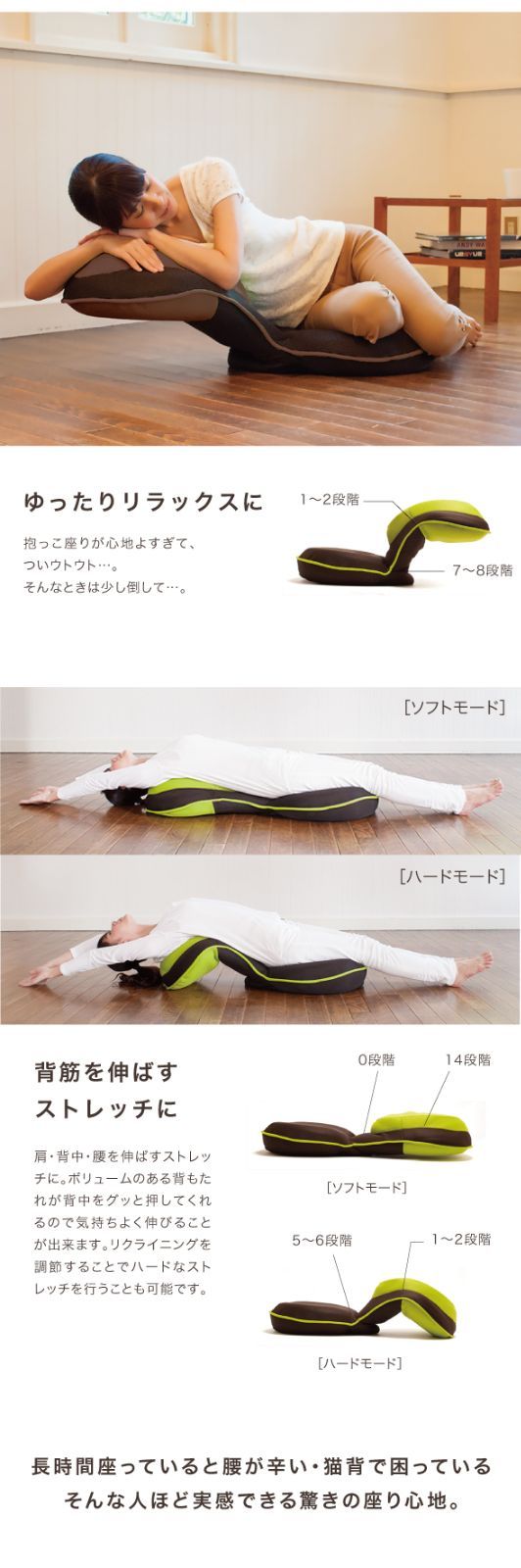 プロイデア 背筋がGUUUN 美姿勢座椅子 ストレッチ＆リラックス リクライニング USTAUSTRALIA_COM_AU