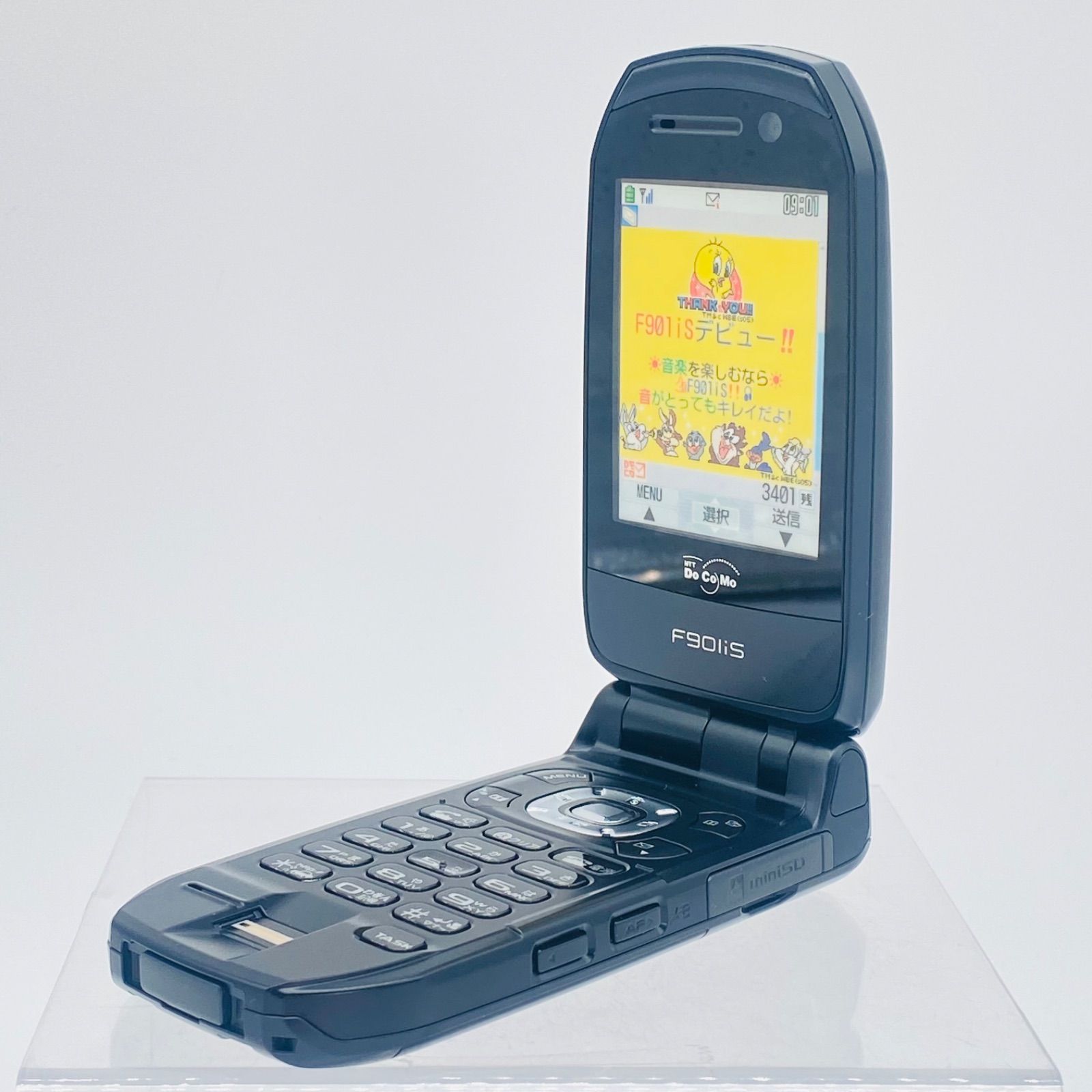 docomo FOMA F901iS グラファイトブラック モックアップ 模型