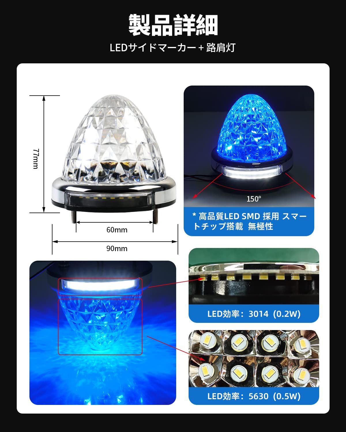 LED サイドマーカーランプ