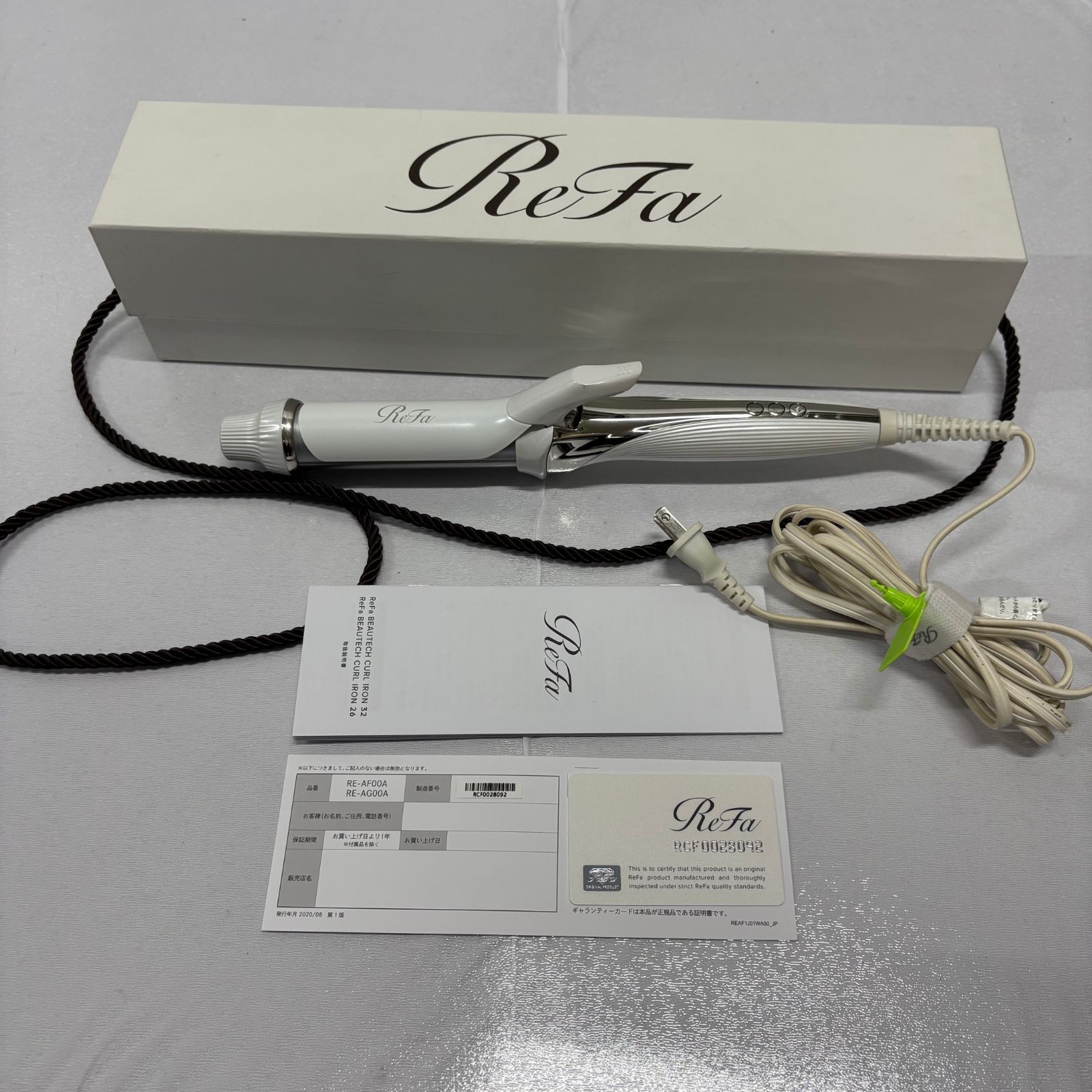 リファ カールアイロン26mm MTG RE-AG00A カールヘアアイロン ReFa