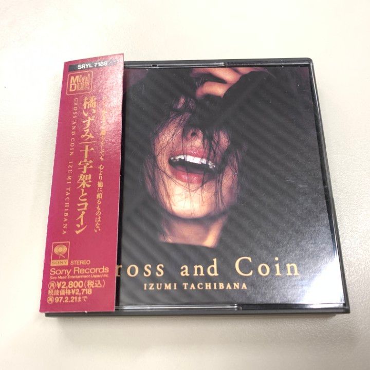 ▲01)【同梱不可】【希少・帯付き】橘いずみ 十字架とコイン/MD/Mini Disc/ミニディスク/レア/SRYL 7188/A △01)【同梱不可】【希少・帯付き】橘いずみ 十字架とコイン/MD