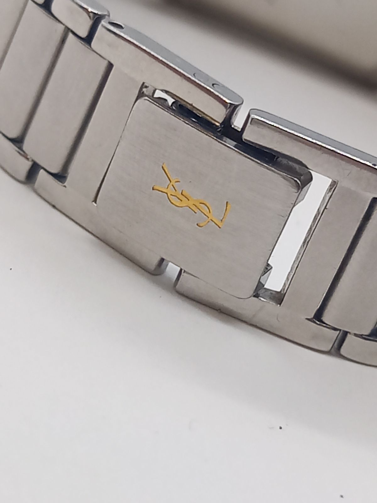 稼働品 イヴサンローラン YSL スクエア レディース腕時計 コンビカラー 稼働品 イヴサンローラン YSL スクエア レディース腕時計 コンビ
