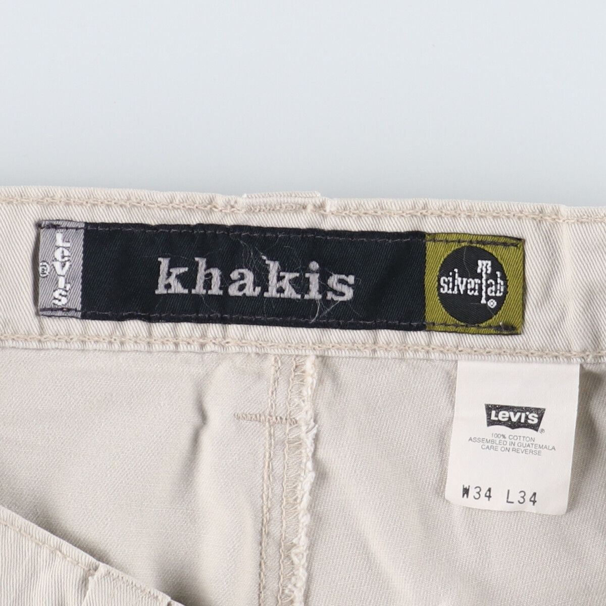 古着 90年代 リーバイス Levi's SILVER TAB シルバータブ KHAKIS