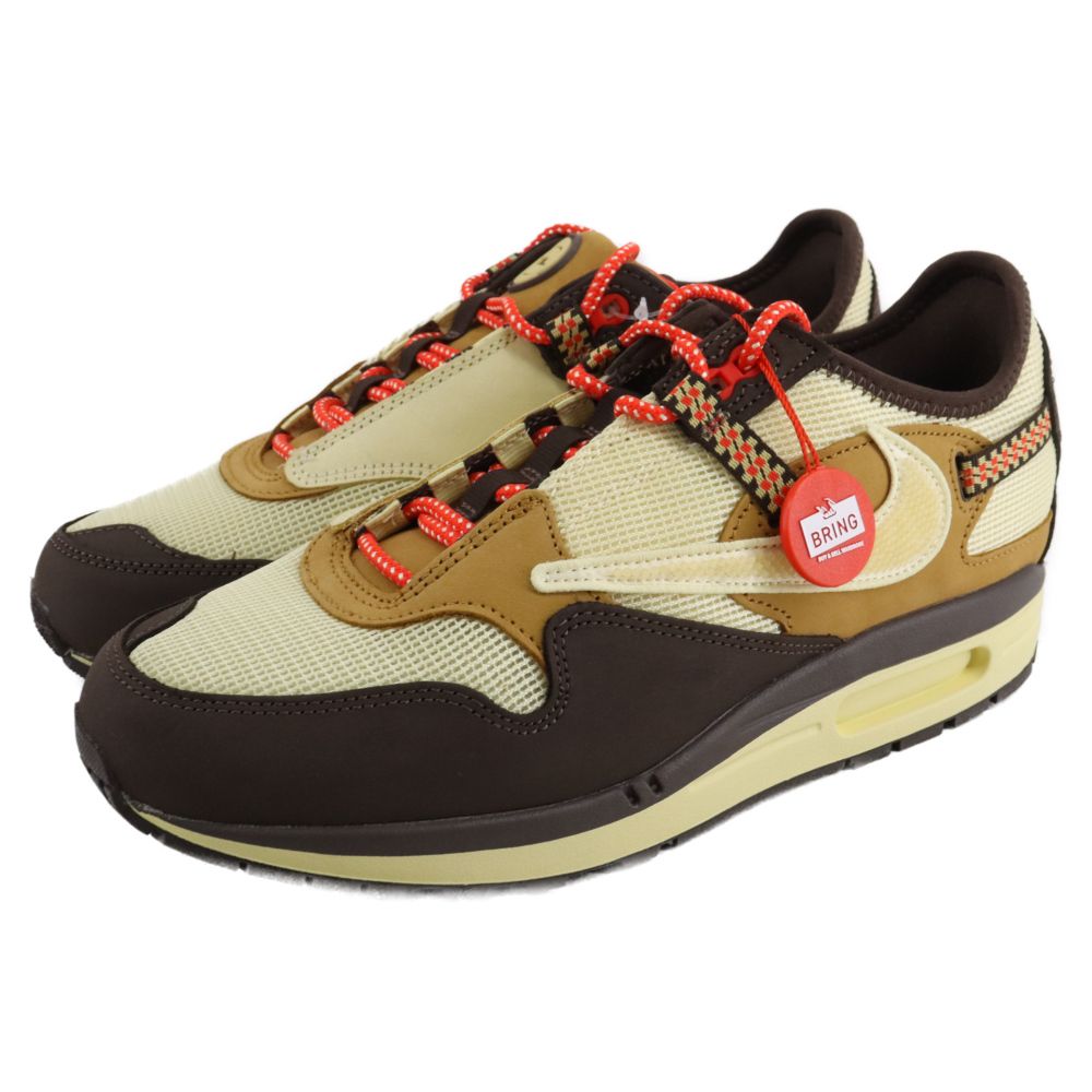 NIKE (ナイキ) ×TRAVIS SCOTT AIR MAX 1 CACTUS Brown トラヴィススコット エアマックス 1 カクタス  ローカットスニーカー ブラウン US9/27cm DO9392-200 - メルカリ