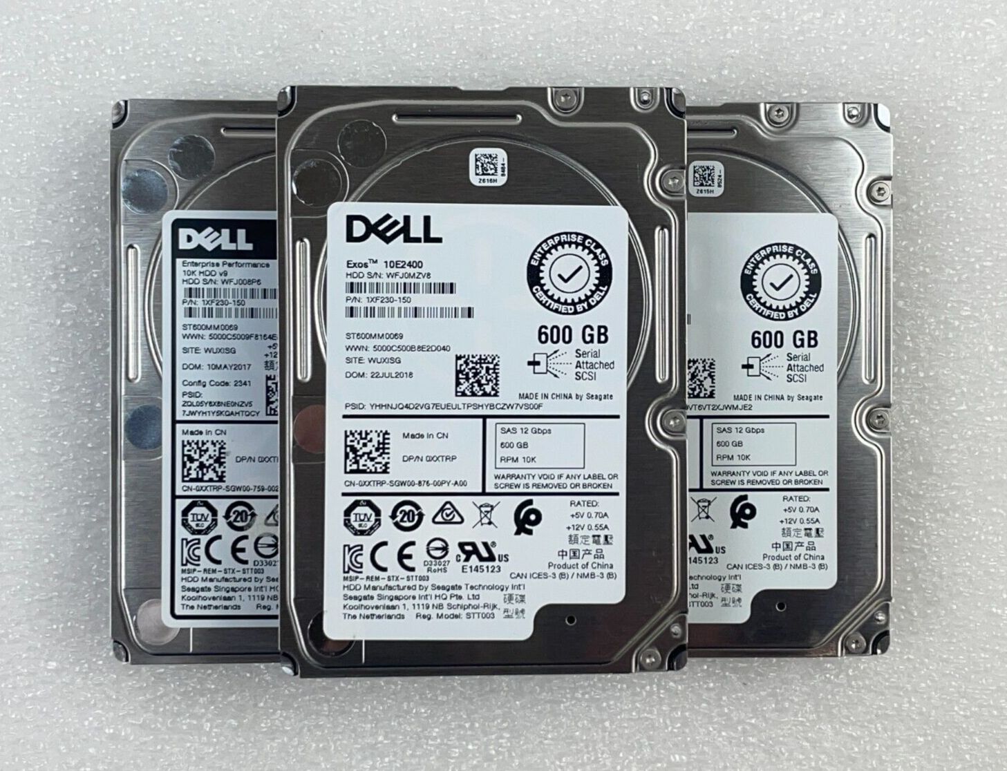 Dell XXTRP 600GB ハードドライブ ST600MM0069 Dell XXTRP ST600MM0069 600GB 10K SAS 2.5