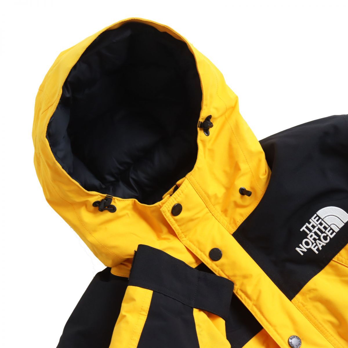 良品●ザ ノースフェイス ND91930 ゴアテックス Mountain Down Jacket/マウンテンダウンジャケット アローアンドイエロー M 正規品