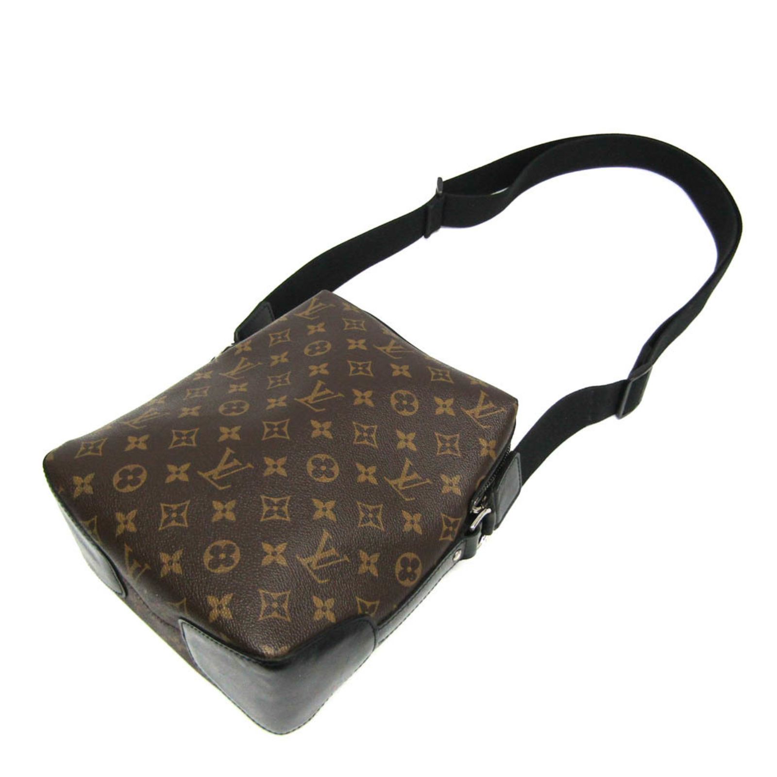 ブルー】LOUIS VUITTON◇ディストリクトPM_モノグラム・マカサー_BRW 