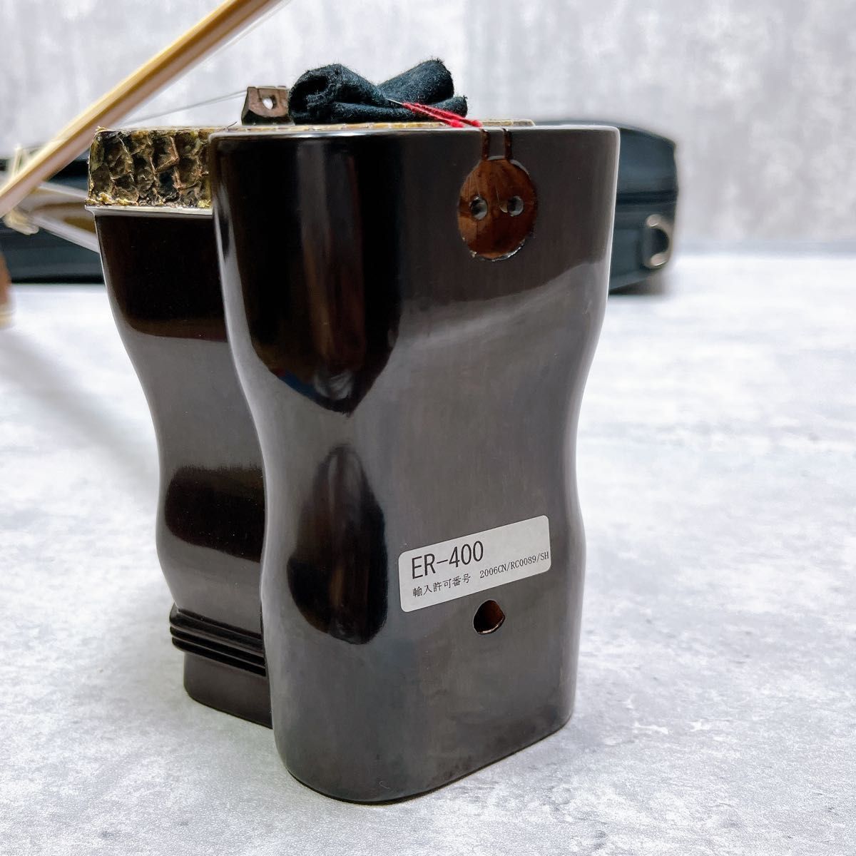 二胡 中国蘇州 二胡 一式セット 中国蘇州 本皮製 付属品