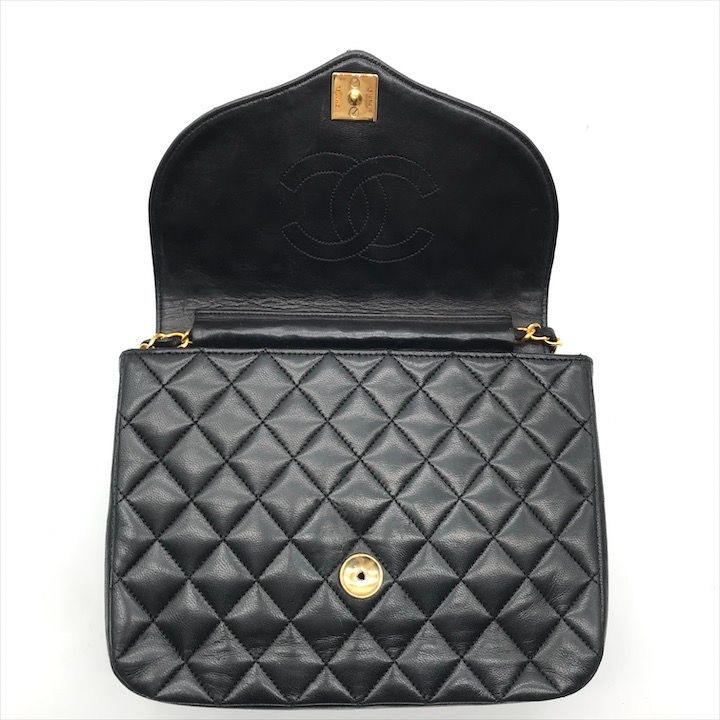 極 美品 シャネル マトラッセ ラムスキン ココ チェーン ショルダーバッグ CHANEL - 良品 CHANEL シャネル ココマーク マトラッセ