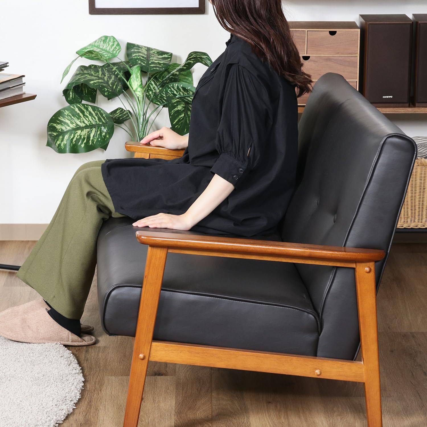 特別価格 不二貿易 ソファ ソファー 2人掛け 幅127×奥行70×高さ70cm