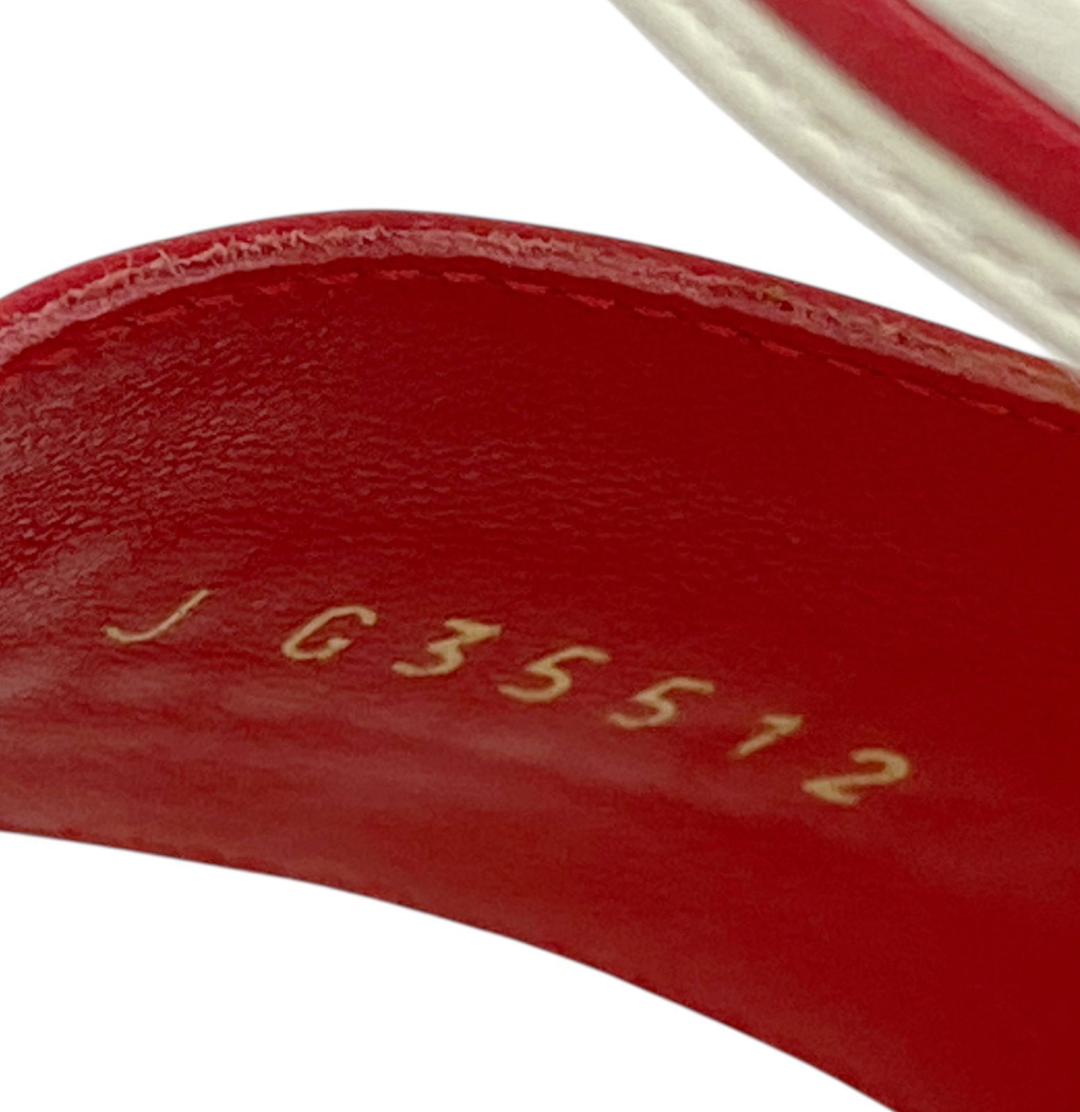 CHANEL シャネル サンダル レザー レッド 赤 ロゴ ココマーク ホワイト  