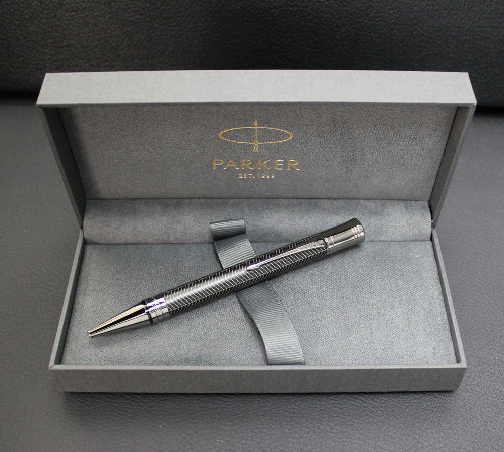 Parker ボールペン ブラックシェブロンセール