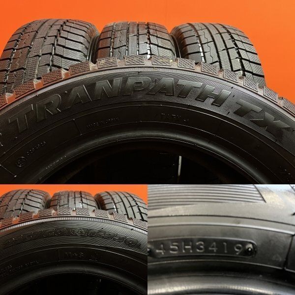 走行短め TOYO winter TRANPATH TX 215/60R16 16インチ スタッドレス 4本 19年製 エスティマ ヴェゼル オデッセイ ティアナ等　(KTO121) 走行短め TOYO winter TRANPATH TX 215/60R16 16インチ スタッドレス 4