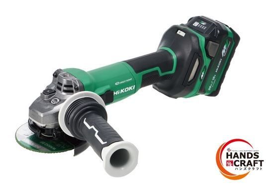 HIKOKI ハイコーキ 100mmコードレスディスクグラインダー ブレーキ付 G3610DC 2XPZ BSL36A18Xバッテリ×2充電器付 未使用 純正品