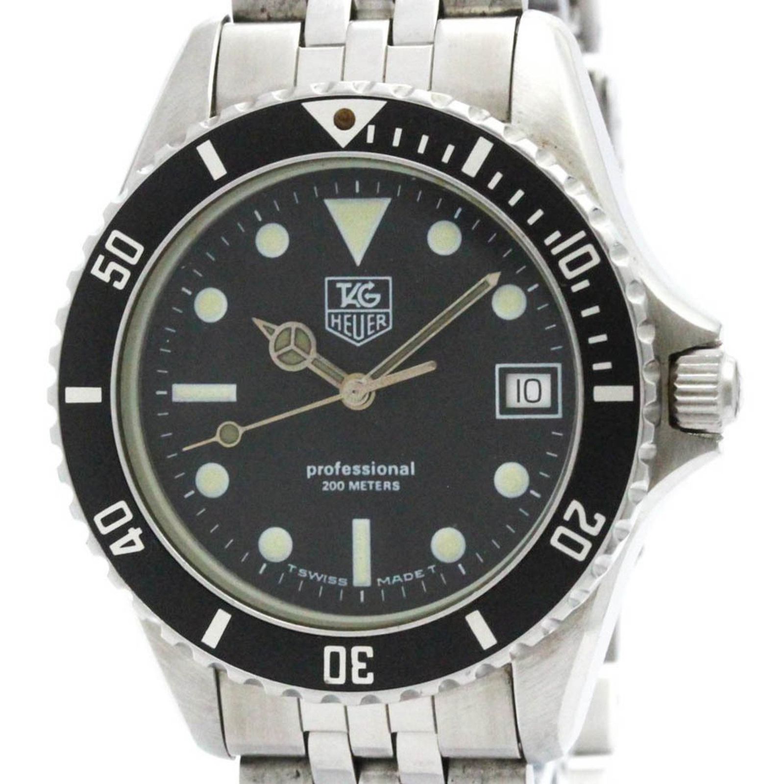 タグホイヤー (TAG HEUER) 1000シリーズ ステンレススチール クォーツ メンズ 時計 980.013 【中古】