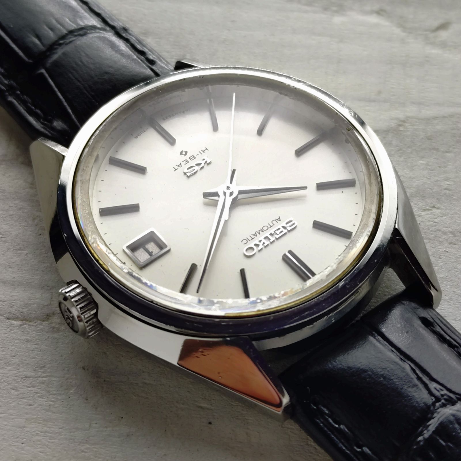 OH済み、カレンダーパーツ金属製に交換済み】キングセイコー