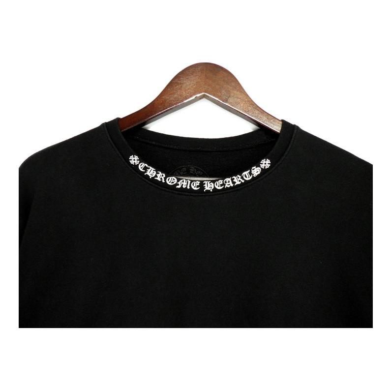 在庫少◆送料込♪【Chrome Hearts】ネックロゴ スウェットシャツ クロムハーツ(CHROME HEARTS)クロムハーツ Neck Logo ネックロゴ