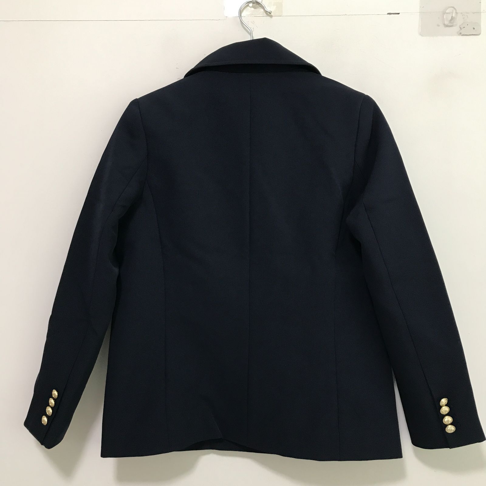 タ Anne Coquine 二重織ストレッチダブルブレストジャケット