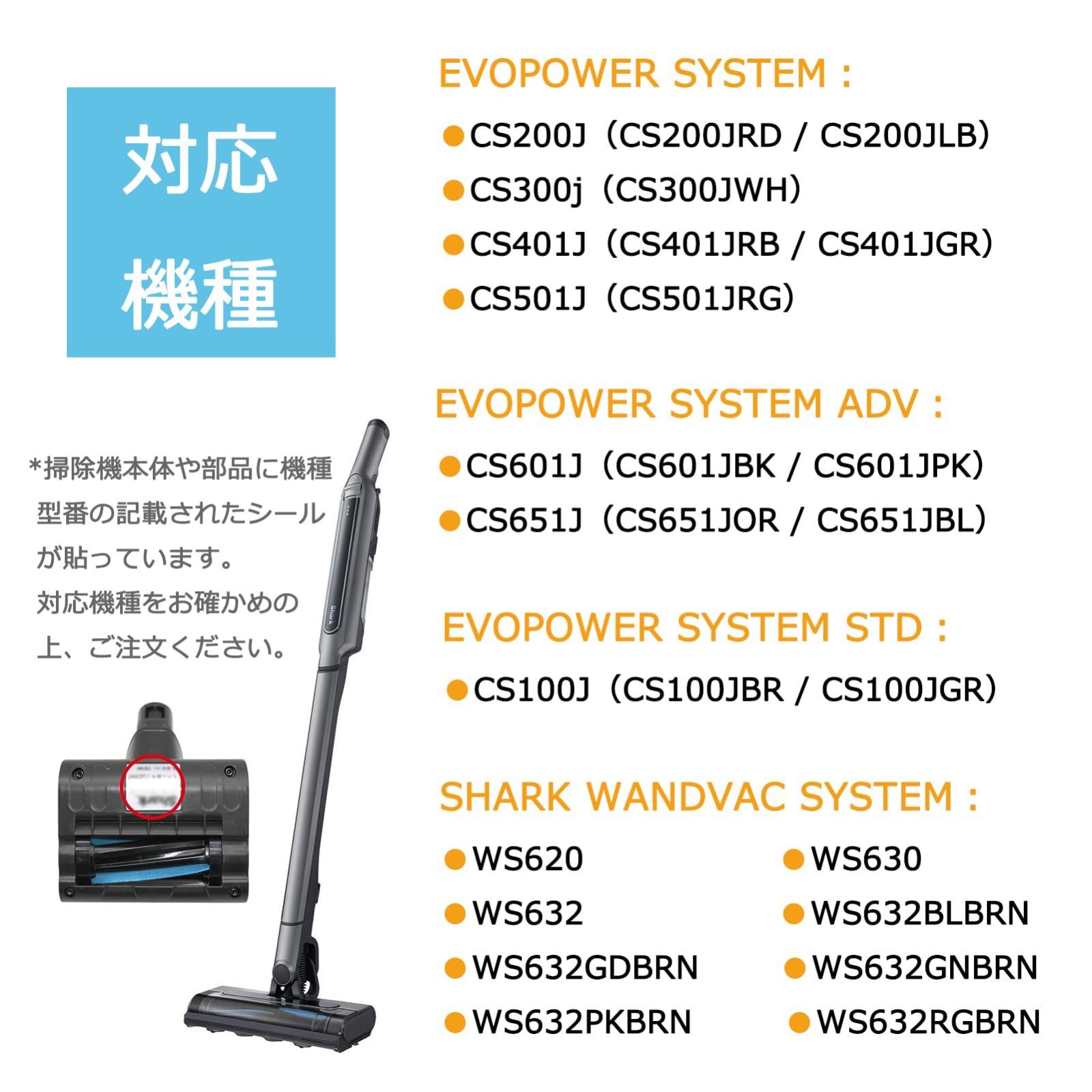水洗い可能 交換用フィルター CS501J CS401JGR CS601J CS200J