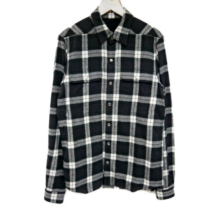 最終値下　Rick Owensアウターシャツ　Black/Milk　BABEL 最終値下 Rick Owensアウターシャツ Black/Milk BABEL - メルカリ