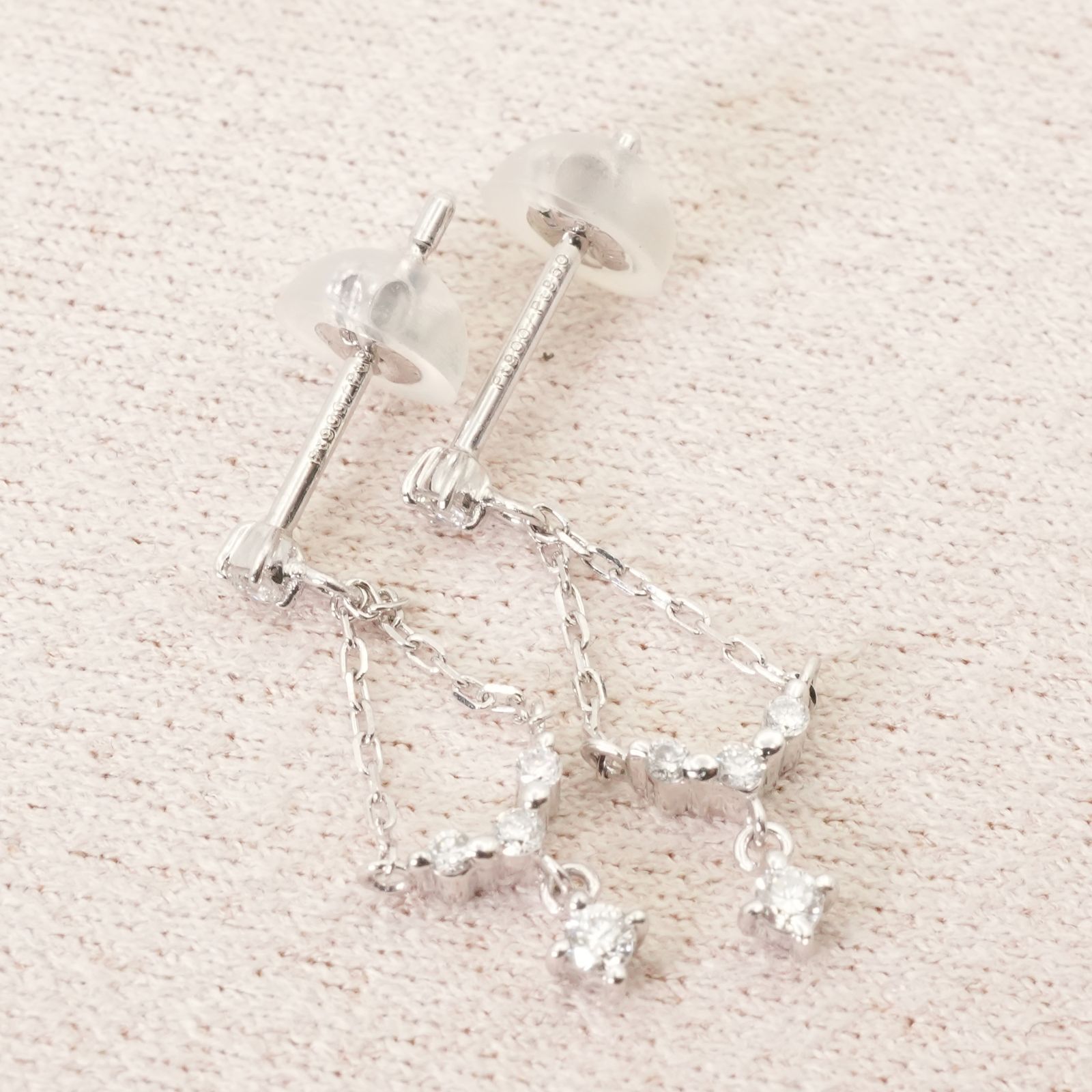 ヴァンドーム青山 ダイヤモンド スイング ドロップ ピアス/24-5731S