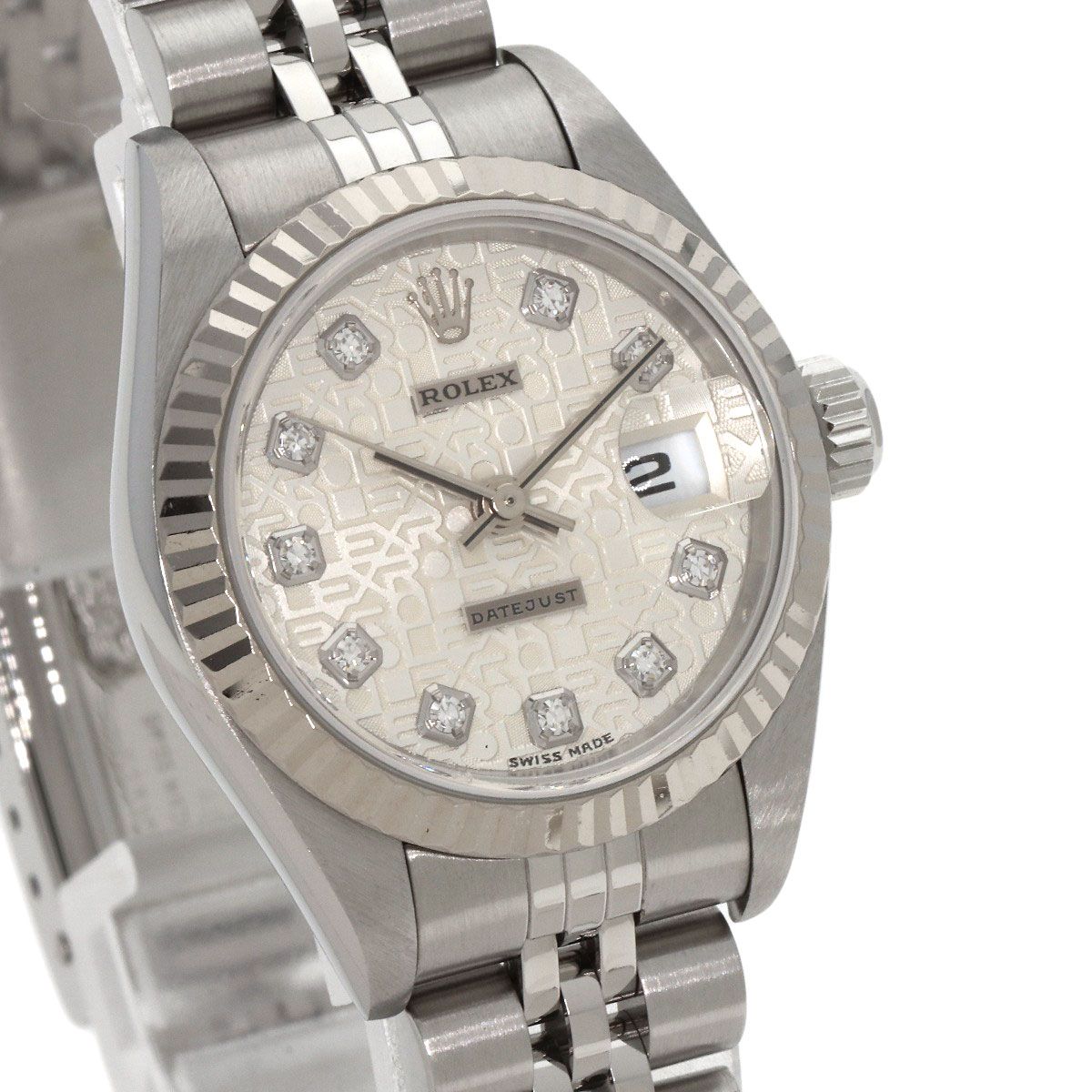 ROLEX ロレックス 79174G デイトジャスト 10P ダイヤモンド 腕時計 SS  