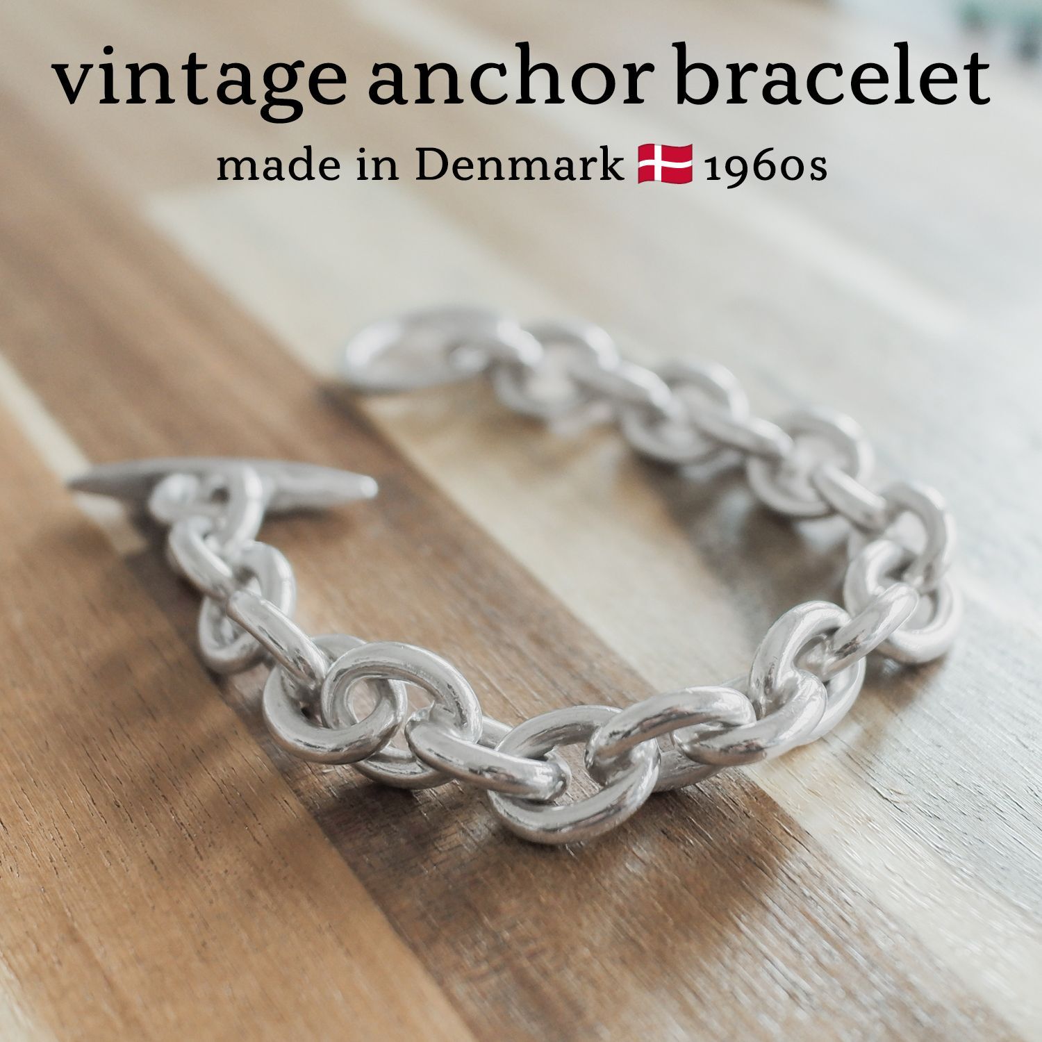 デンマーク製 Aarre&Krogh 1960年代 ヴィンテージ】シルバーアンカー