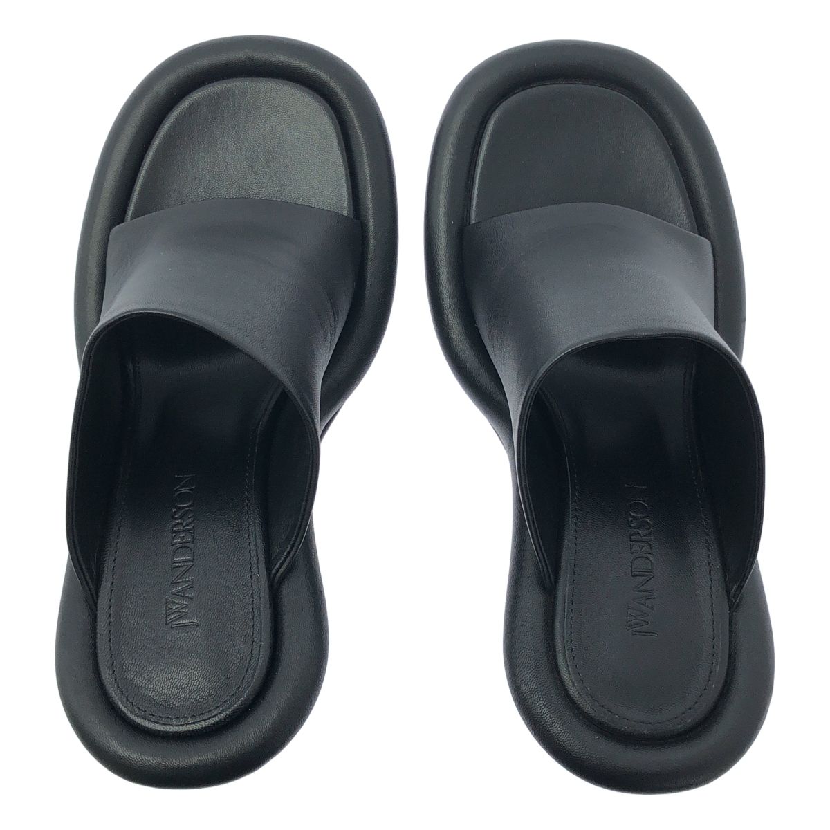 【JW ANDERSON】 パウミュールヒール ブラック レザー 美品】 JW Anderson / ジェイダブルアンダーソン | Bumper Mule