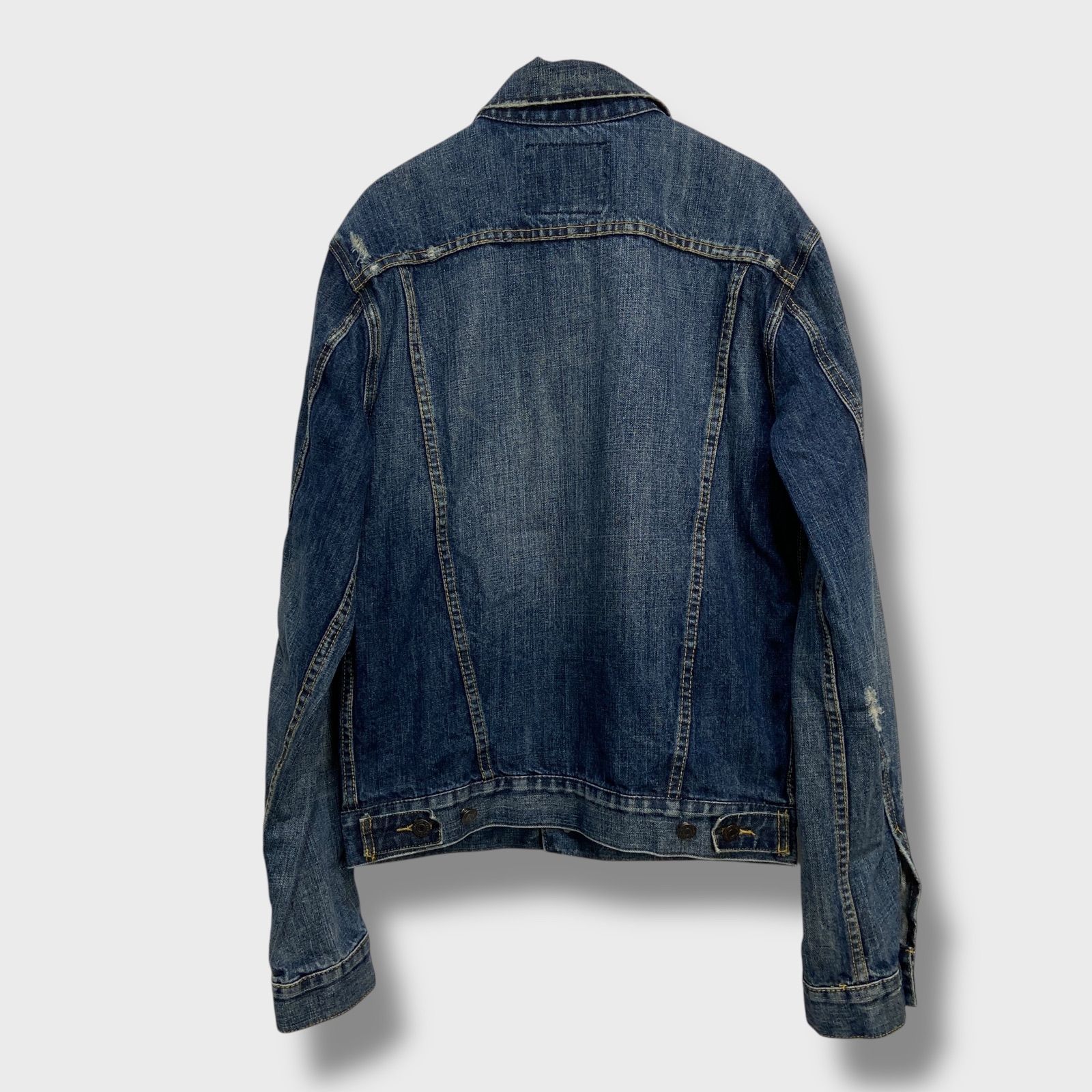☆Abercrombie&Fitch☆ダメージー加工デニムジャケット☆Gジャン 