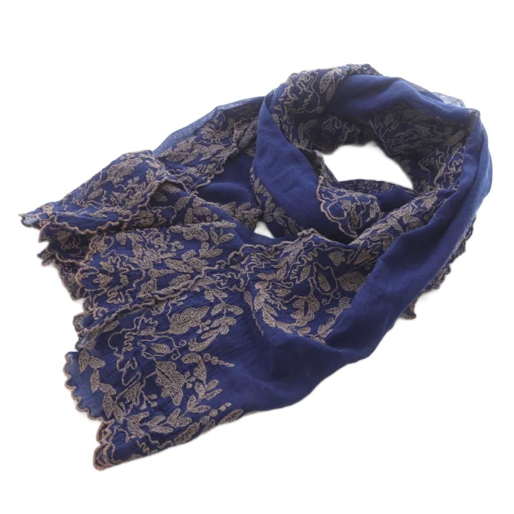 ファリエロサルティ　ネイビー　マフラー ファリエロサルティ ネイビー マフラー ファリエロサルティ Faliero