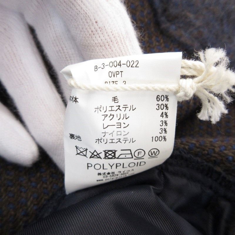 未使用 POLYPLOID ポリプロイド OVER PANTS B B-3-004-022 オーバー  
