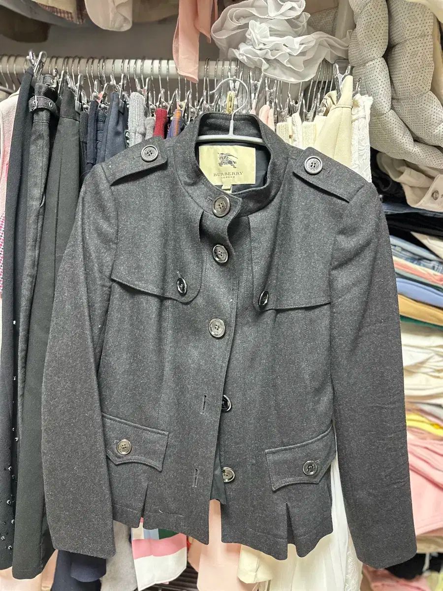 BURBERRY バーバリー ロンドン ウール ジャケット グレー