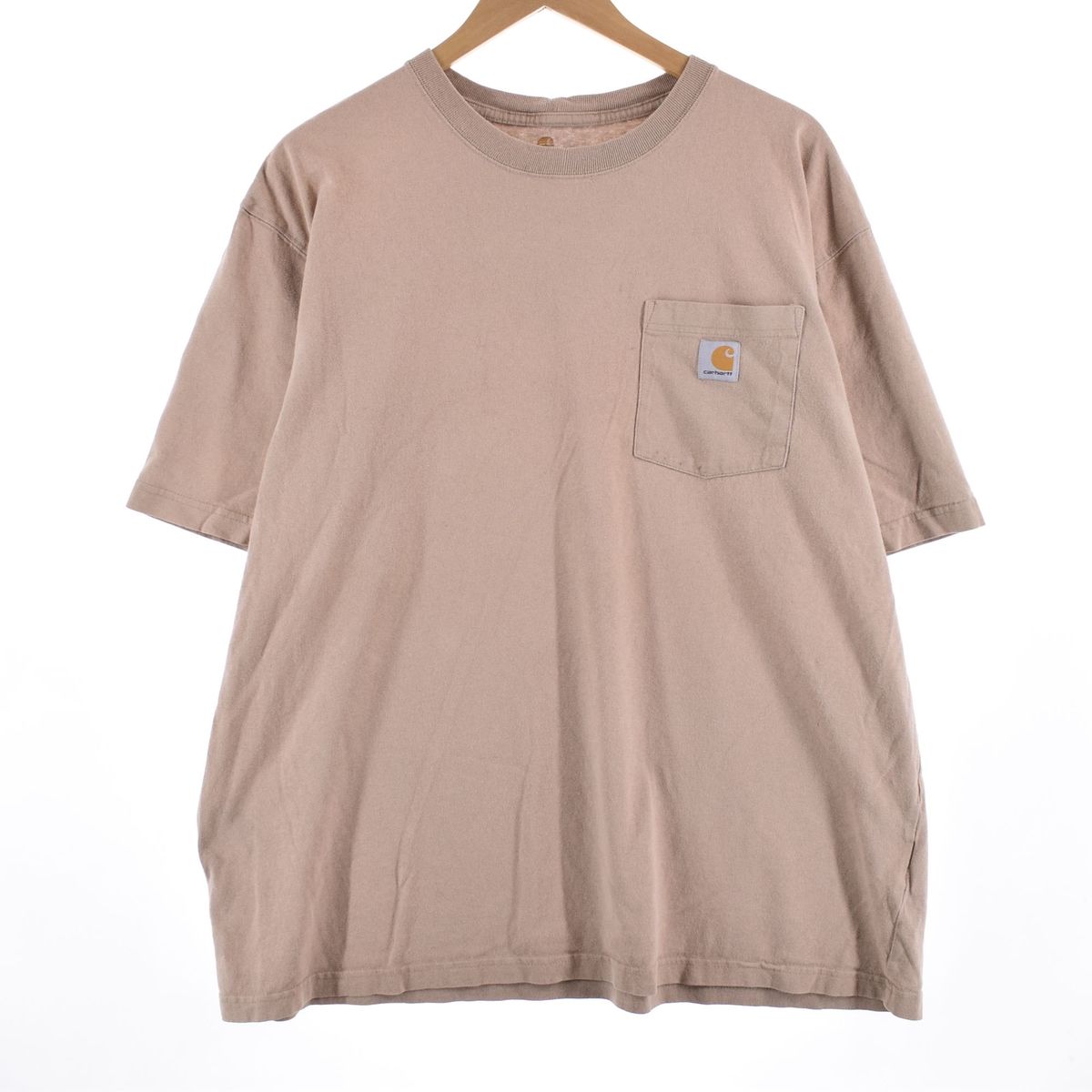 古着 カーハート Carhartt ORIGINAL FIT 半袖 ワンポイントロゴ