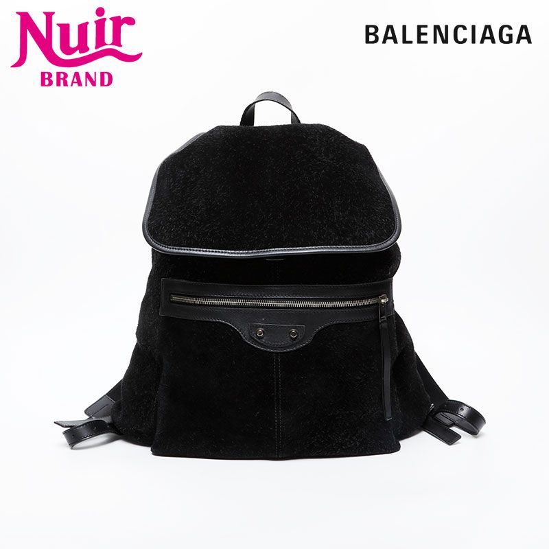 BALENCIAGA バレンシアガ リュック・デイパック レザー スエード