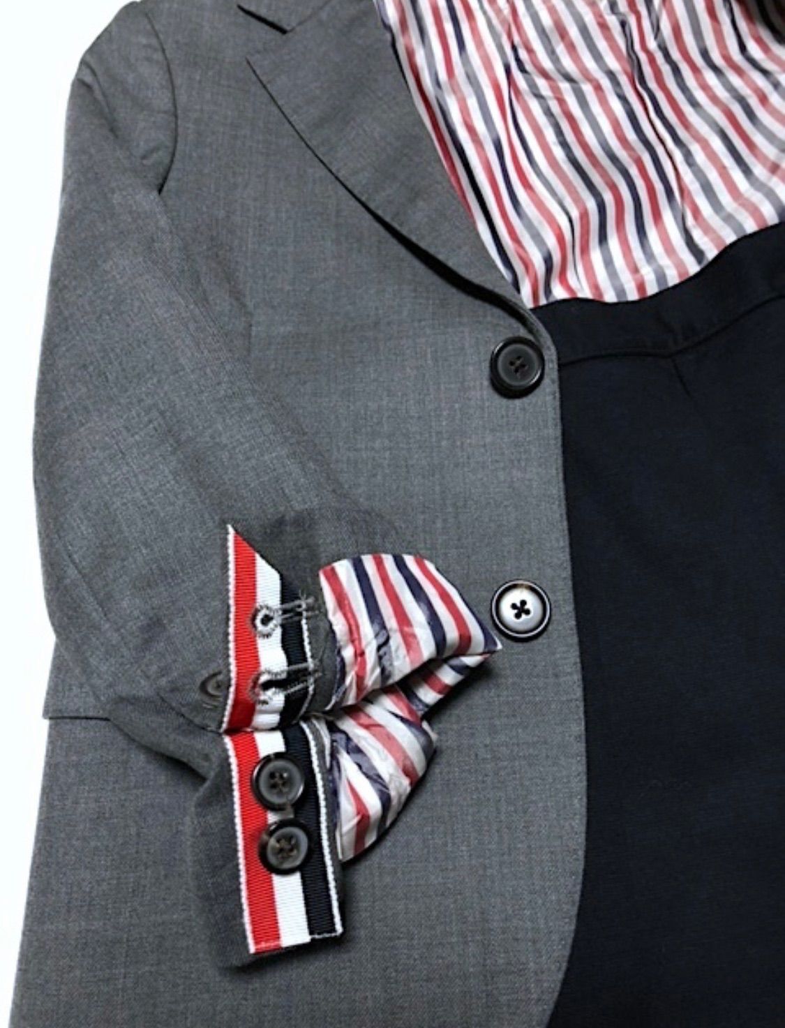 THOM BROWNE（セットアップ）のフリマアイテム一覧 thom BROWNE（スーツ）のフリマアイテム一覧 browne（素材（生地・毛糸）ナイロン）（メンズ browne（コート・ジャケット｜メンズファッション）の通販 White Jacket Windbreaker Hooded Stripe Sailboat Sheer Size Men's BROWNE（ドレス&frasl;ビジネス）のフリマアイテム一覧