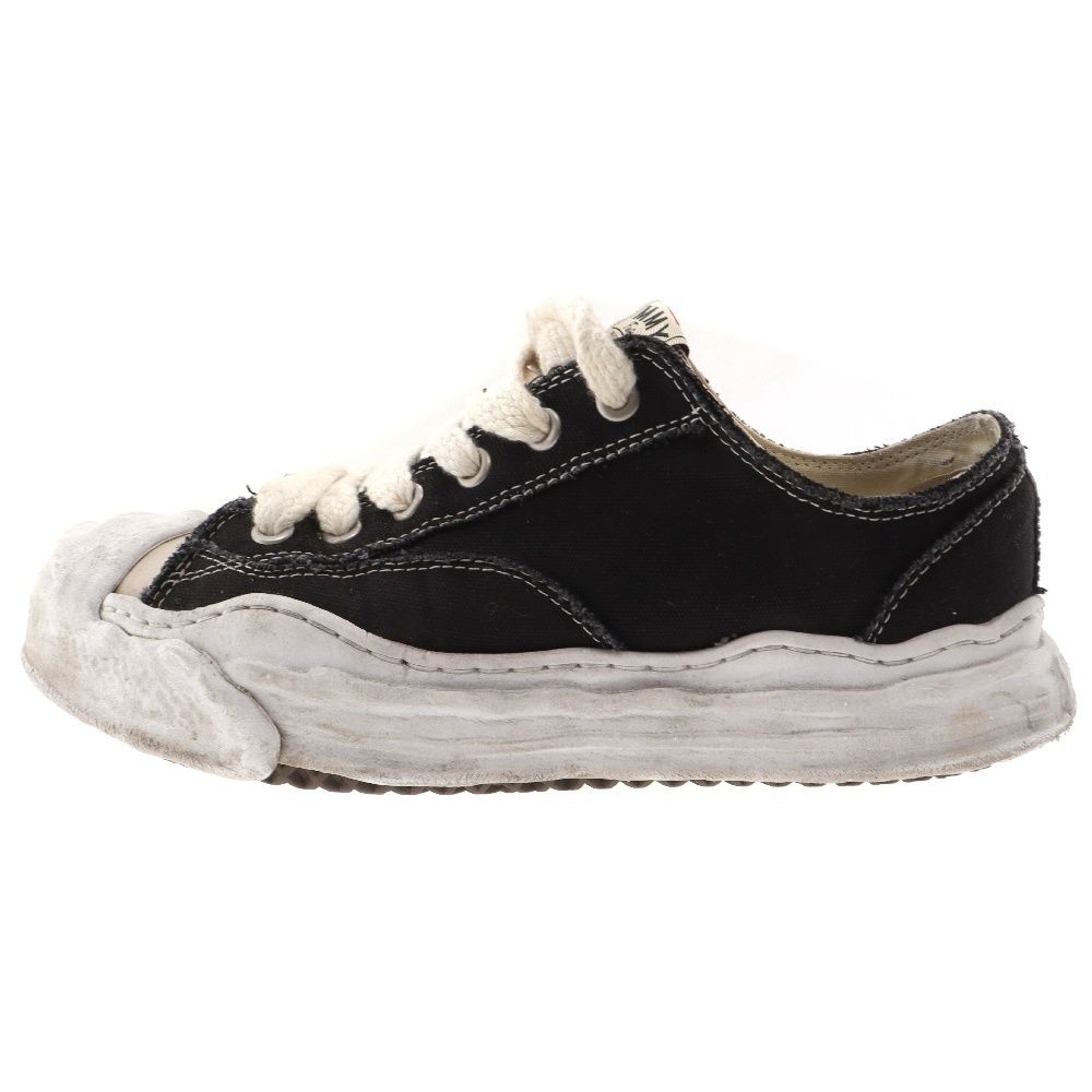 MIHARA YASUHIRO (ミハラヤスヒロ) HANK original sole canvas lowcut sneaker ハンク キャンバス ローカットスニーカー ブラック/ホワイト A05FW702