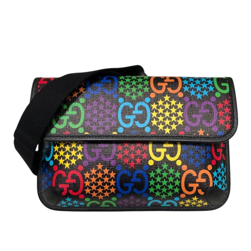 グッチ PVCレザー GGサイケデリックウエストバッグ 598113 グッチ GUCCI GGサイケデリックウエストバッグ 598113 マルチ